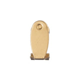 Fingernail Earring Posts 20x10mm Light Gold 50/pk