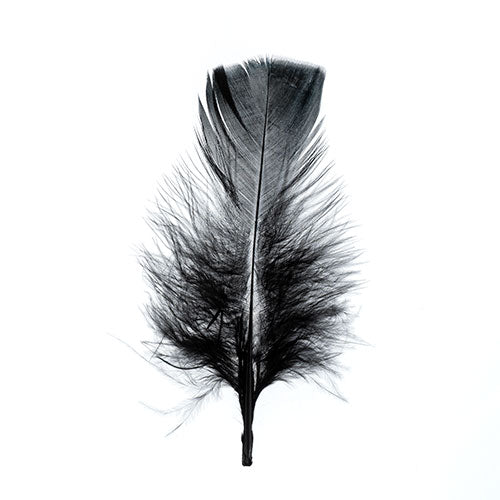 Marabou Feathers 5-7" Black 6g