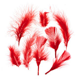 Marabou Feathers 5-7" Red 6g