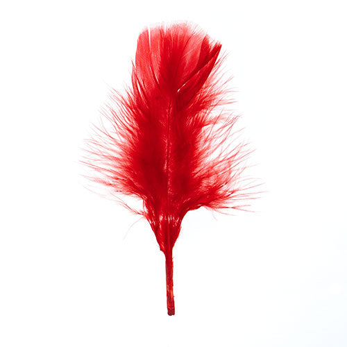 Plumes de Marabout Rouge 6g