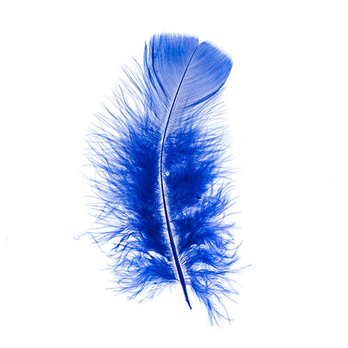 Plumes de Marabout Bleu Royal 6g
