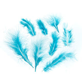 Marabou Feathers 5-7" Turquoise 6g