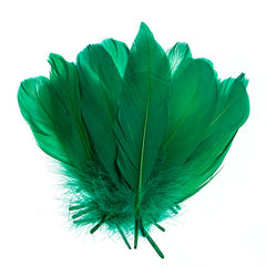 Goose Feathers 5-7" Green 6g