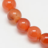 10mm Cornaline (Naturel/Teint) Perles 15-16" Brin