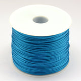 Satin Rattail Cord 1.5mm Turquoise Blue 100yd