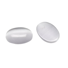 Cat Eye Cabochon Oval 18x13mm Smoke 10/pk