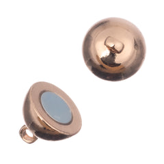 Magnetic Clasp 10mm Round Rose Gold 10/pk