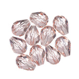 K9 Glass Teardrop Beads 10x8mm Padparadscha 10/pk