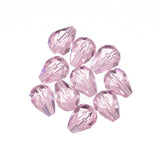 K9 Glass Teardrop Beads 8x6mm Rosaline 10/pk