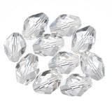 K9 Glass Oval Beads 11x8mm Crystal 10/pk