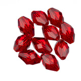 K9 Glass Oval Beads 11x8mm Siam 10/pk