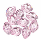 K9 Glass Oval Beads 13x10mm Rosaline 10/pk
