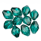 K9 Glass Oval Beads 13x10mm Indicolite 10/pk