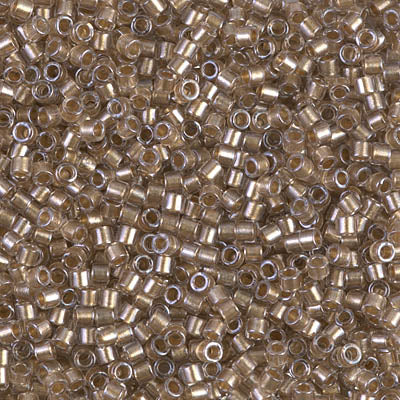 11/0 Delica Bead #0907 Beige Bronze Sparkle Lined 5.2g