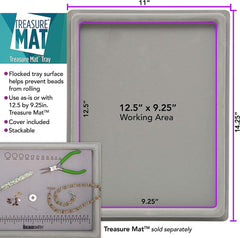 Bead Mat Tray with Clear Cover 12.5x9.25"