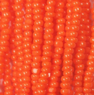 13/0 Czech Charlottes #93140 Opaque Orange 12str/Hank