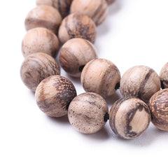 8mm Natural Eaglewood Beads 50/Strand