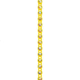 Crystal Lane Rhinestone Banding SS8 Lemon/Crystal AB 10yd/pk
