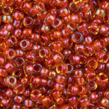 11/0 Toho Seed Beads #951 Brick Red Lined Jonquil 8-9g Vial