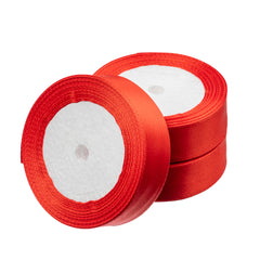 1" Satin Ribbon Red 25yd