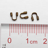 Antique Brass Wire Guards 10/pk