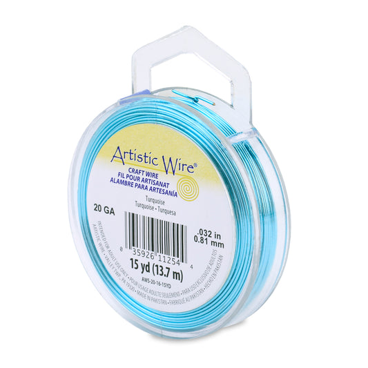 Artistic Wire 20g Turquoise 15yd