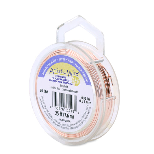 Artistic Wire 20g Rose Gold 25ft