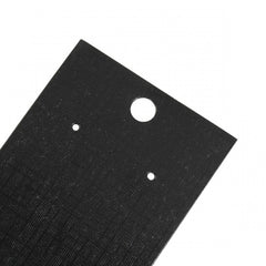 Earring Cards 2x3.5" Black 50/pk