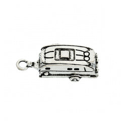 1" Camper Trailer Metal Charm 5/pk