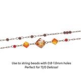 Bead Chain 0.25x0.8mm Links Stainless Steel 8m