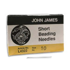 John James Beading Needles #10 Short 25/pk