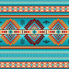 Thunderbird Turquoise Cotton Canvas - Price Per Half Yard