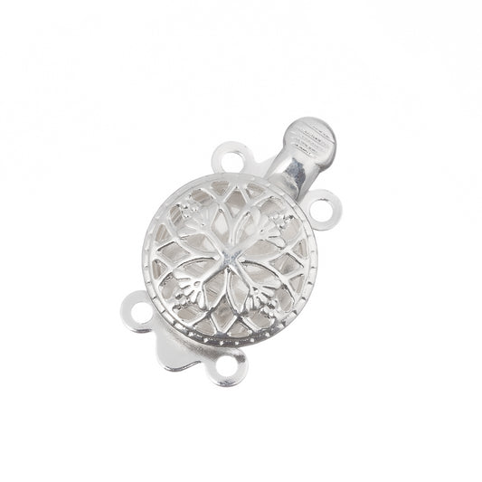 Box Clasp 11mm Silver 6/pk