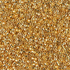 11/0 Delica Bead #0031 24kt Gold Plated 3.3g