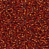 11/0 Delica Bead #0601 S/L Dark Orange Red Dyed 5.2g