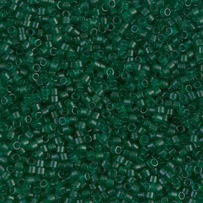11/0 Delica Bead #0776 Tr Matte Emerald Dyed 5.2g