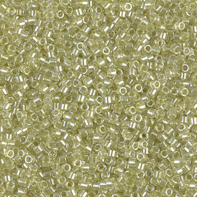 11/0 Delica Bead #0903 Green Celery Sparkle Lined 5.2g
