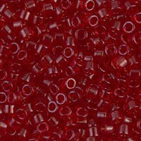 11/0 Delica Bead #1102 Cranberry Red Transparent 5.2g