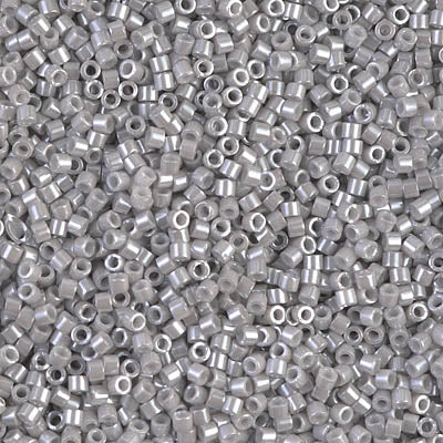 11/0 Delica Bead #1538 Lt Grey Smoke Ceylon 50g Bag