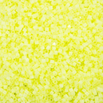 11/0 Delica Bead #1857 Silk Limeade Inside Dyed 5.2g