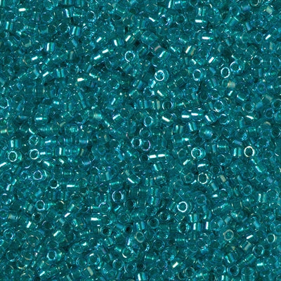 11/0 Delica Bead #2380 Fancy Lined Teal 5.2g