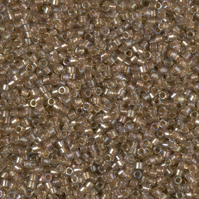 11/0 Delica Bead #2396 Fancy Lined Champagne 5.2g