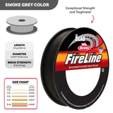 Fil à perler Fireline de fumée de 8 lb 50 m