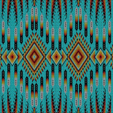 Cotton Fabric Fire Feather Turquoise - Half Yard