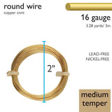 German Style Wire 16g Gold 3m