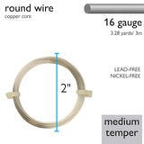 German Style Wire 16g Silver 3m