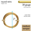 German Style Wire 20g Gold 6m