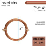 German Style Wire 24g Copper 12m