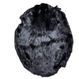 Fur Pelt Beaver Large Black