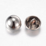 Shank Button 12mm Dome Nickel 20/pk